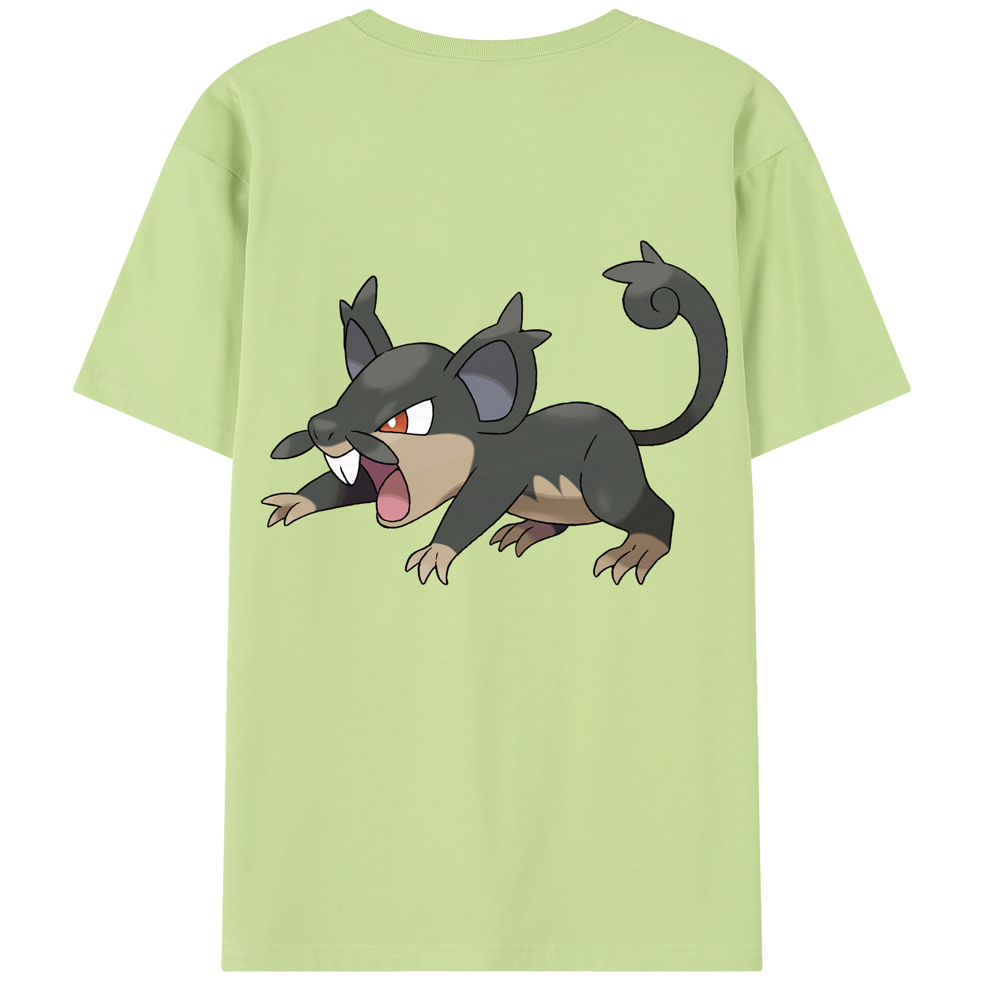 （画像用） ポケットモンスター Pokémon 綿100％半袖Tシャツ（背面プリント）